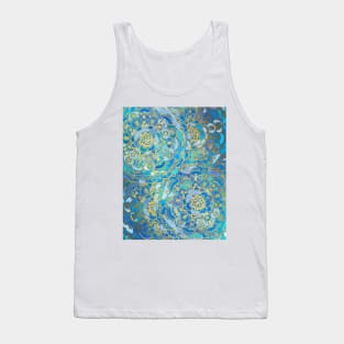 Blue Sapphire Mandalas Tank Top